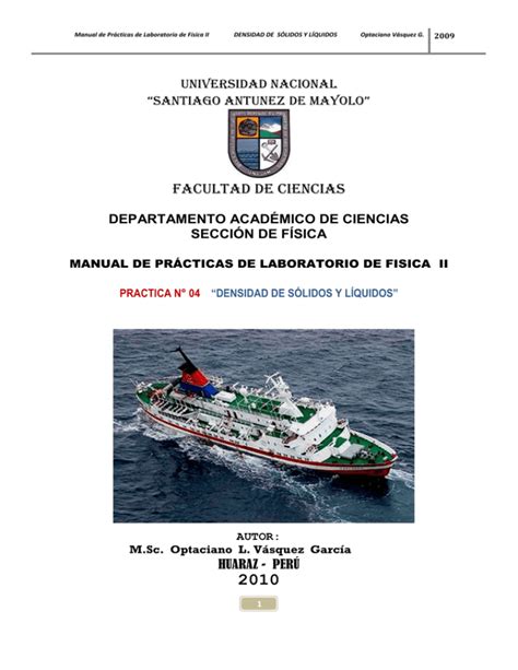 Manual de Prácticas de Laboratorio de Física II