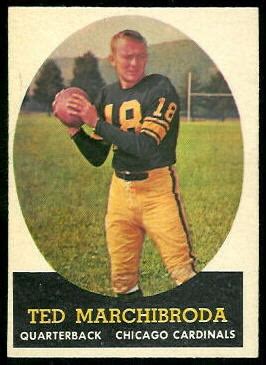 1958 Topps Football Card #44: Ted Marchibroda