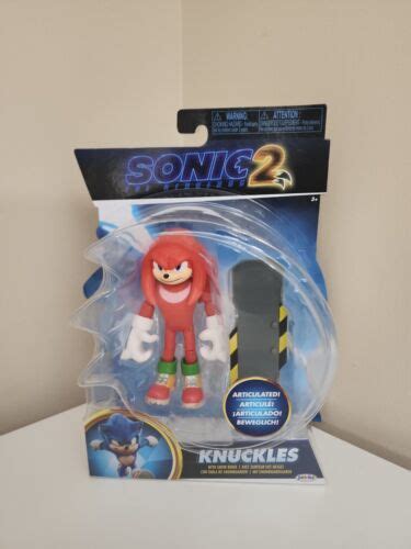 2022 Sonic The Hedgehog 2 Movie - KNUCKLES w/Snow Rider 4" Action ...