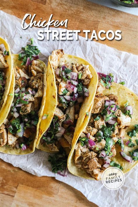 Authentic and easy street tacos at home mexican chicken street tacos ...