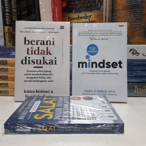 Jual Paket 3 Buku Berani Tidak Disukai Mindset Dan Buku Tuntunan