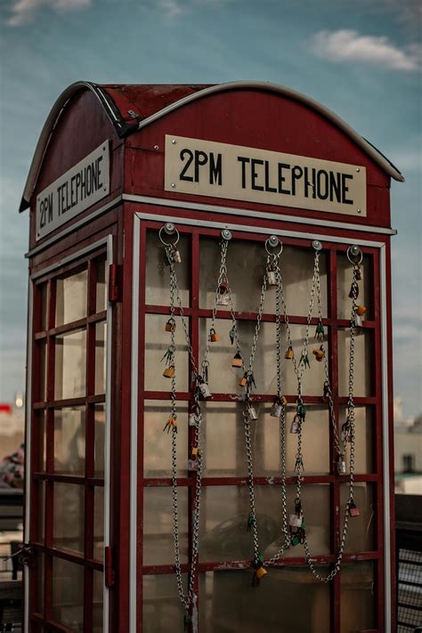 Black and Gray Telephone Booth · Free Stock Photo