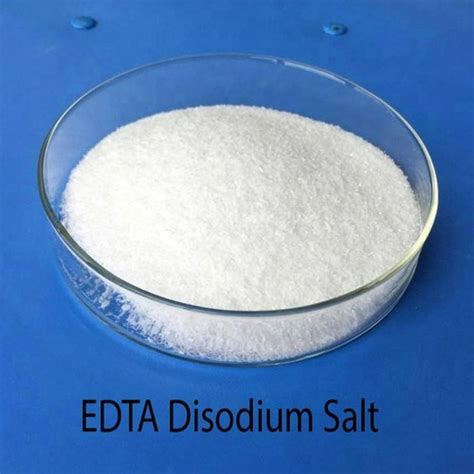 White Powder Edta Na Disodium Salt For Food Industries Purity