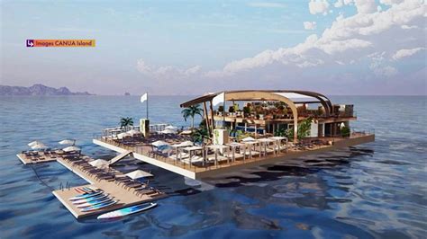 Cannes Mandelieu La Napoule Le Projet D Le Navire Canua Island