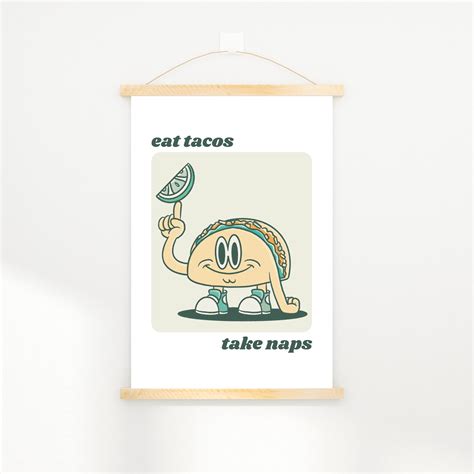 Taco Printable, Taco Poster, Taco Wall Art, Taco Print, Instant ...