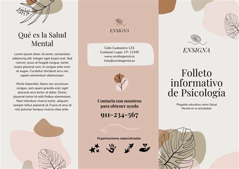 Plantillas Para Folletos De Salud Canva