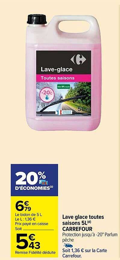 Promo Lave Glace Toutes Saisons L Carrefour Chez Carrefour Market