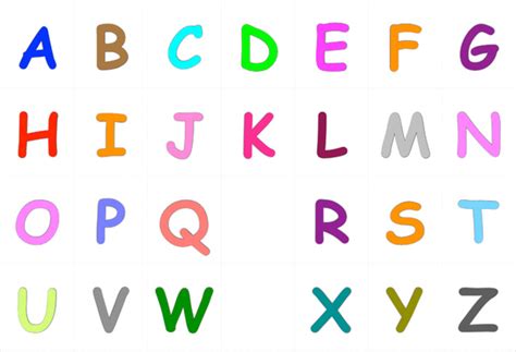 Printable Colorful Alphabet Letters Free - PRINTABLE TEMPLATES