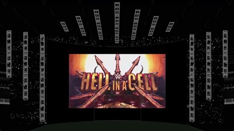 WWE Hell In A Cell 2022 Opening Pyro Stage Animation YouTube