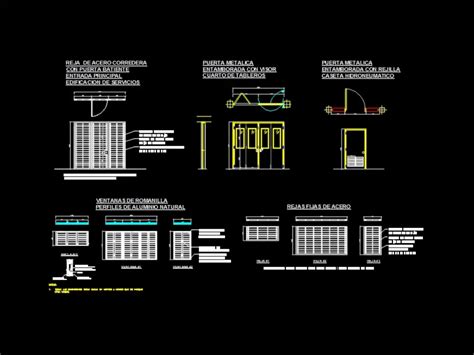 Detalls De Portes I Finestres I Detall Constructiu A AutoCAD