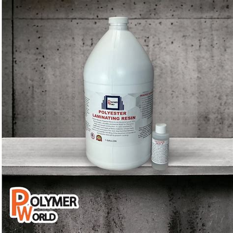 Polymer World Polyester Resin With Hardener Marine Grade Laminating Fiberglass Resin And