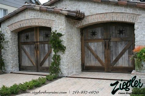 French Style Garage Door Traditional Shed Orange County By