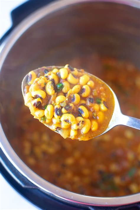 Black Eyed Peas Curry Indian Lobia Masala Instant Potstovetop