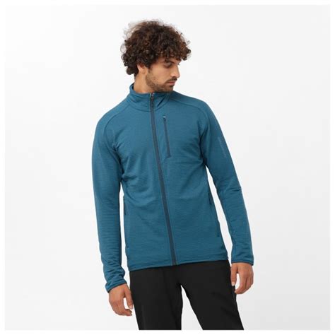 Salomon Essential Light Warm Full Zip - Fleecejacke Herren online ...