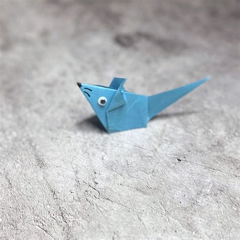 🐁 Origami-Maus aus Papier falten - Homemadery