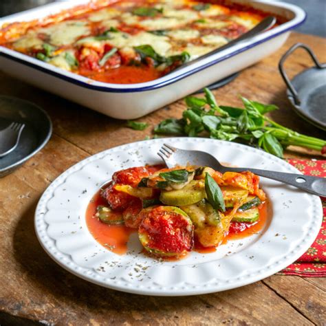 Gratin Daubergines Tomates Et Poivrons Au Parmesan