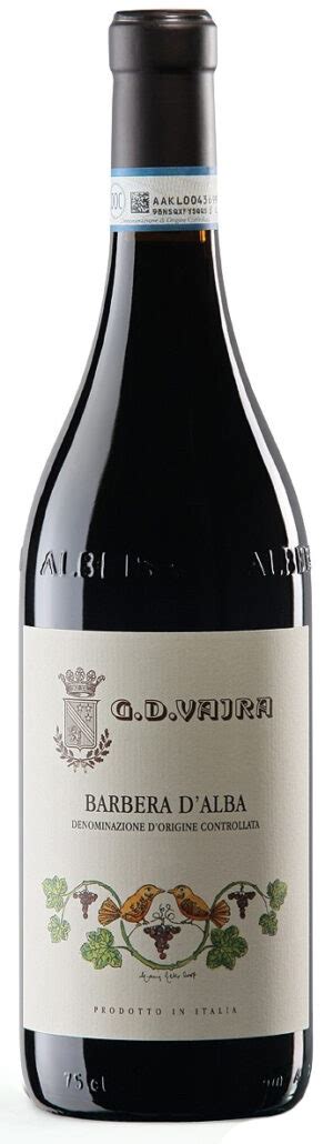 Barbera Dalba G D Vajra Piemonte Songbird Wine