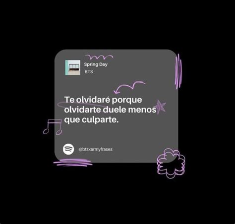 Pin de 𝑨𝒍𝒆𝒙𝒂 en BTS Frases Estrofas de canciones Versos de