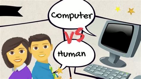 Computer Vs Human Difference Between Computer And Human Youtube