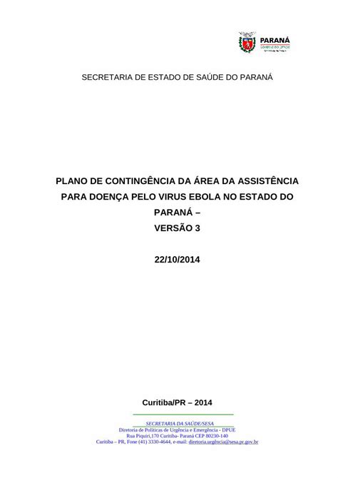 PDF PLANO DE CONTINGÊNCIA DA ÁREA DA ASSISTÊNCIA Fluxograma 3