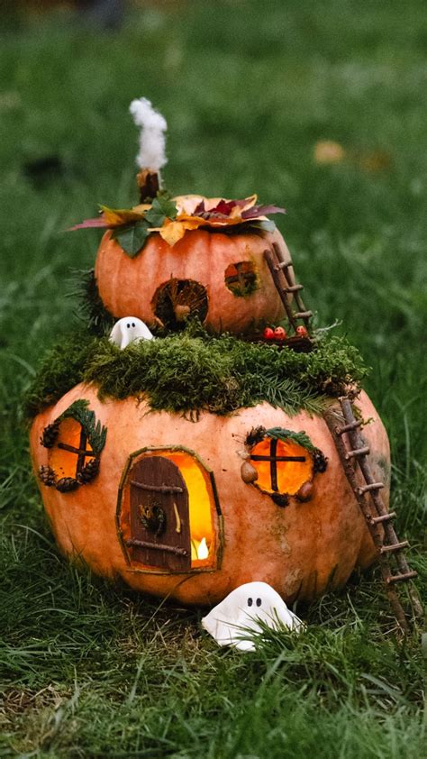 Pumpkin Fairy House Pumpkin Fairy House Halloween Pumpkin Crafts