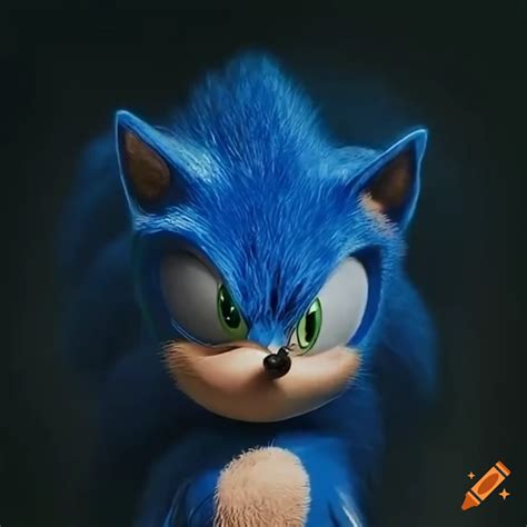 Sonic The Hedgehog Character From The Live Action Movie On Craiyon