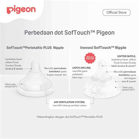 Jual Bosu Pigeon Nipple Botol Wide Neck Soft Touch Peristaltic Plus