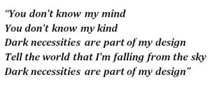 Dark Necessities By Red Hot Chili Peppers Song Meanings And Facts