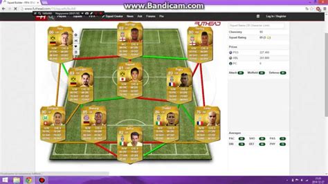 Fifa Squad Builder Serie A Bundesliga Bpl Youtube