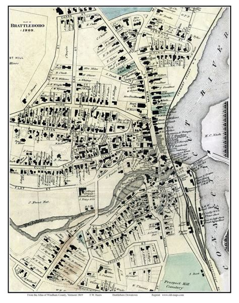 Windham County Vermont Maps