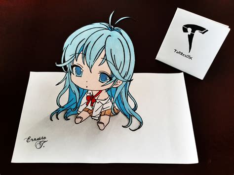 3d Anime Drawing at GetDrawings | Free download