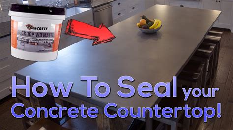 Concrete Kitchen Countertop Sealer – Things In The Kitchen