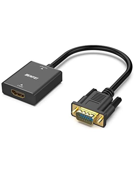 Cable Adaptador Vga Macho Hdmi Hembra Benfei