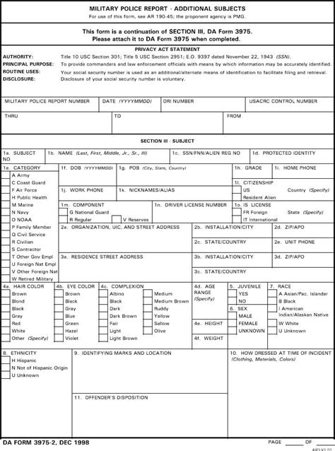 Da Form 3975 2 ≡ Fill Out Printable Pdf Forms Online