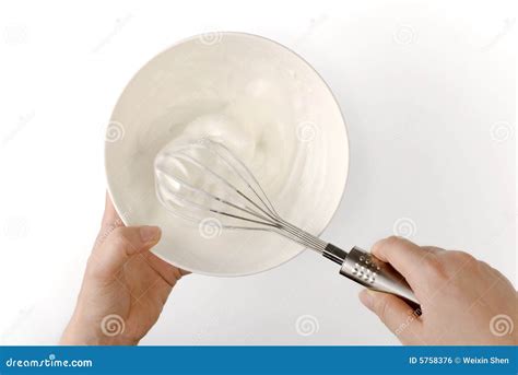 Beating Egg Whites Royalty Free Stock Image - Image: 5758376