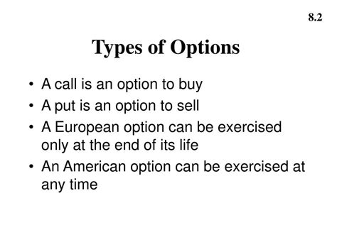 Ppt Mechanics Of Options Markets Chapter 8 Powerpoint Presentation