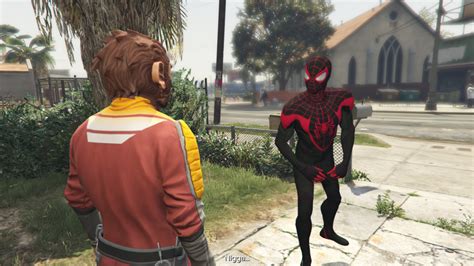 Spider Man Miles Morales PS5 Retexture GTA5 Mods