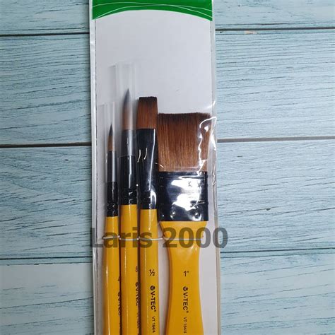 Jual Kuas Lukis Set Akrilik Cat Minyak Cat Air Brush Acrylic Vtec