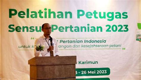 BPS Karimun Gelar Sensus Pertanian 2023 RCMNEWS