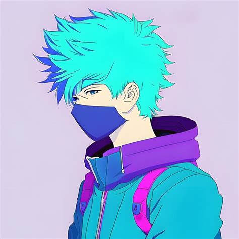 Premium AI Image | anime male avatar