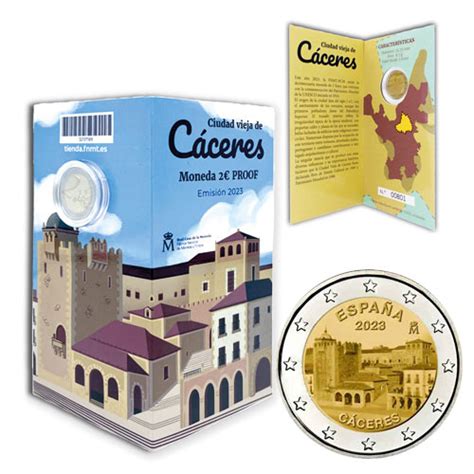 2 Euro Spagna 2023 Confezione Proof In Blister Ufficiale Numerato