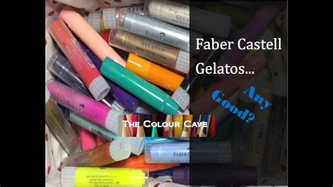 Faber Castell Gelatos What To Do With Them Youtube