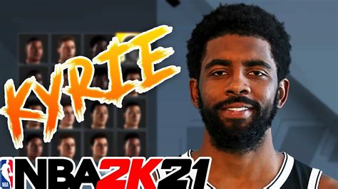 BEST KYRIE IRVING FACE SCAN FACE CREATION IN 2K21 BEST FACE CREATION