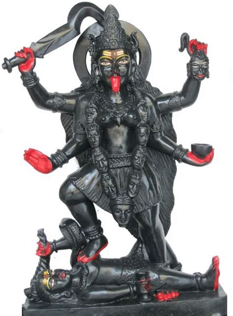 Plain Hindu Black Marble Kali Ma Statue For Worship At Rs In Jaipur