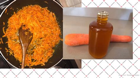 How To Make Carrot Oil At Home Diy Carrot Oil For Hair Loss And Growth Youtube