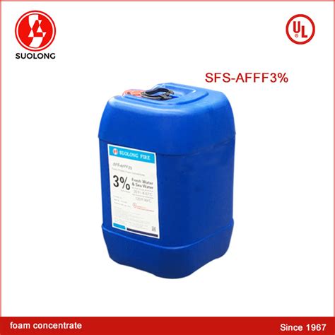 Ul Listed Suolong Sfs Afff3 Fire Fighting Foam Concentrate Afff And