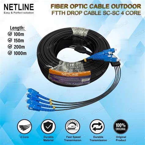 Jual Kabel Precon Fo Fiber Optic Core Sc Upc Outdoor Meter