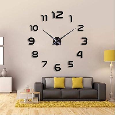 Amazon Timelike D Diy Wall Clock M Modern Frameless Large D