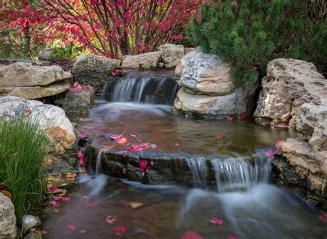 Waterfall Raised Garden Pond Ideas