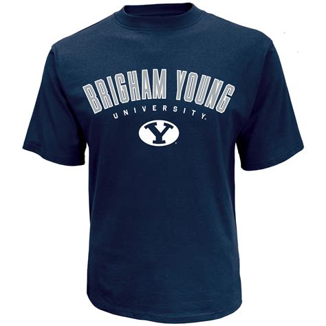 Ncaa Mens Short Sleeve Applique T Shirt Byu Cougars